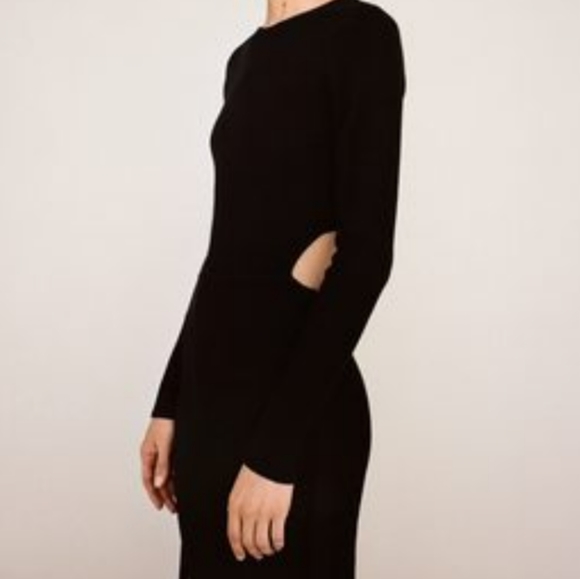 Zara Dresses & Skirts - Zara Knit Dress Black Small